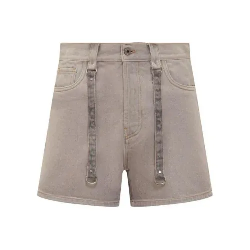 Off Белые джинсовые шорты стандартный крой женские сиреневые