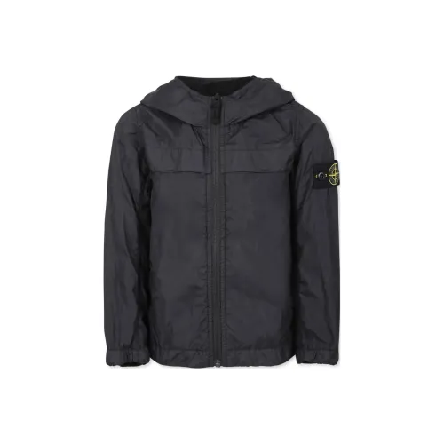STONE ISLAND Черные Детские Куртки