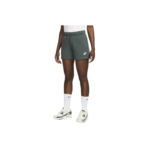 Nike Sportswear Club Флис Спортивные шорты Женские Винтажный зеленый