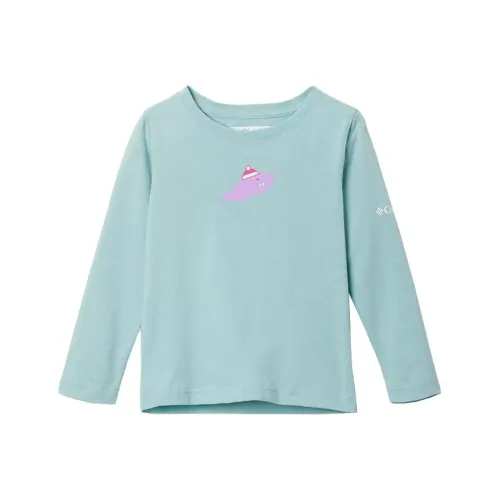 Columbia T-рубашка Hazeldel Hill™ LS синяя для малышей и детей младшего возраста