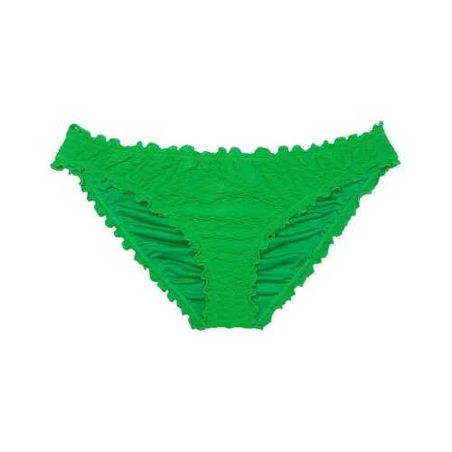 Victoria's Secret Розовый Mix Match Рюш Cheeky Бикини Низ Зеленый Плавки Женские Зеленый