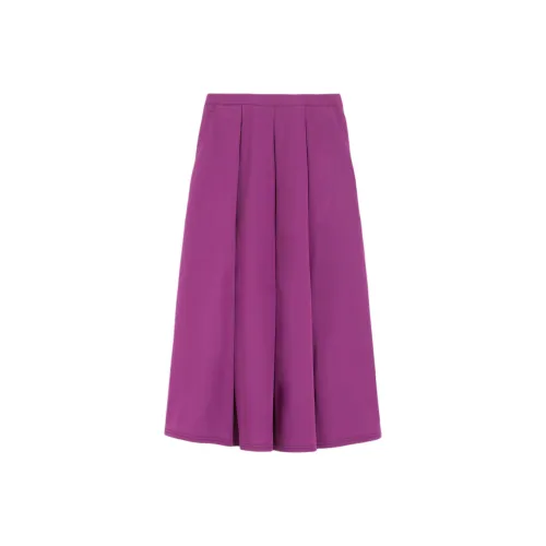 WEEKEND MaxMara Снег Циановый Женские Повседневные Длинные Юбки