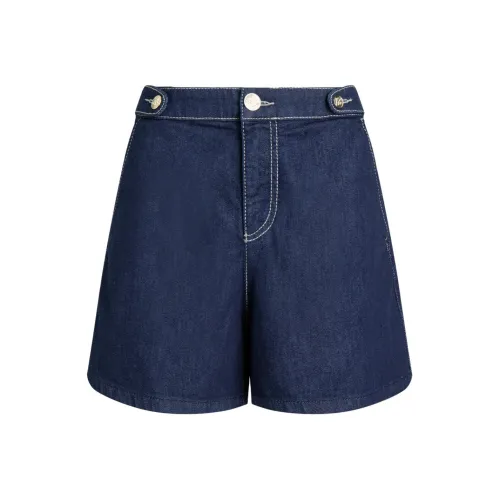 EMPORIO ARMANI SS24 Джинсовые шорты Женские Джинсовый синий