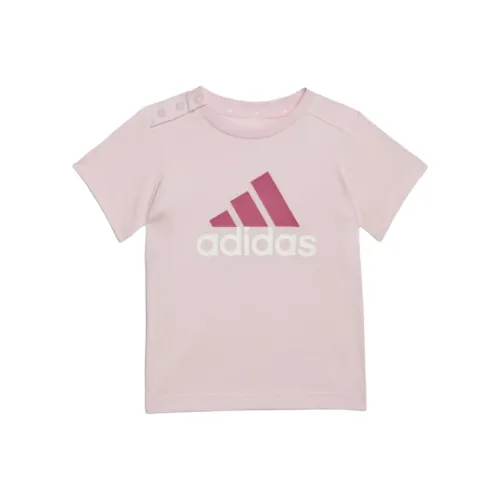 Adidas T-рубашка Прозрачно-розовая для малышей и детей дошкольного возраста