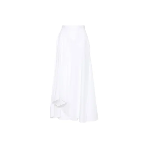 Alexander McQueen SS24 Повседневный Длинный Юбка Женская Белая