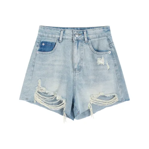 DGMZ Синие Женские Джинсовые Шорты