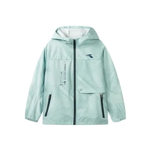 361°KIDS Куртка SS25 Порт Серый Зеленый Подростки