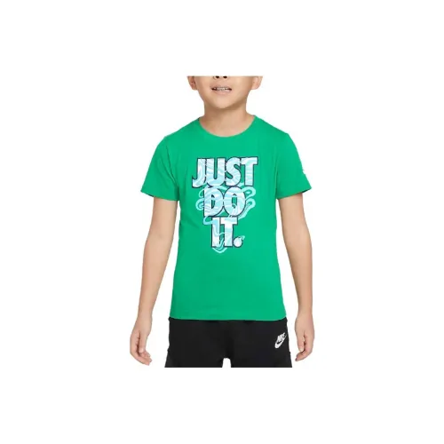 nike T-рубашка для детей 'Just DO IT' Little Graphic T-рубашка зеленая для малышей