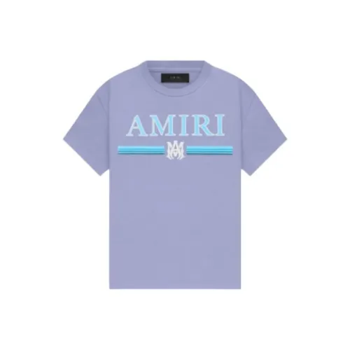 AMIRI Детская одежда Ma Барная стойка Tee T Рубашка Фиолетовый Детский