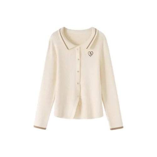 SHIRAN Кремово-бежевый Женские Трикотаж