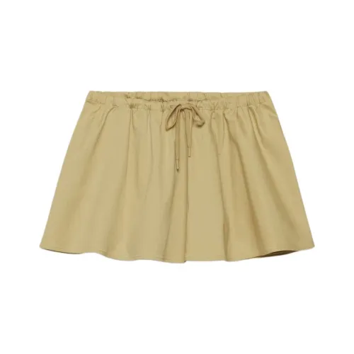 Aritzia FW24 Sunday Best Boba Юбка Повседневные короткие юбки Женские Прутья ивы Коричневый Прутья ивы Коричневый