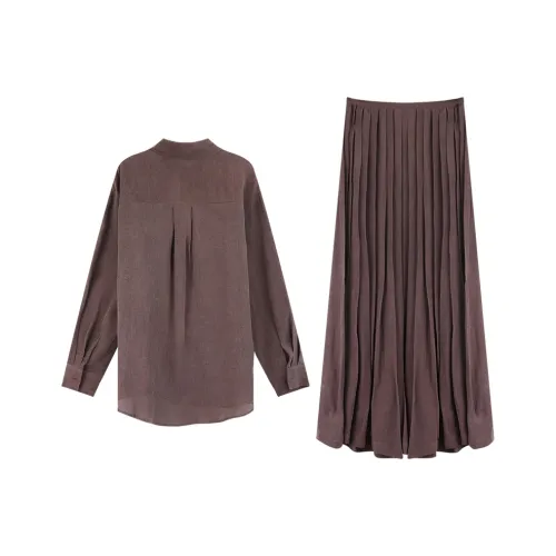 DianThia Комплект с юбкой Женские Коричневый