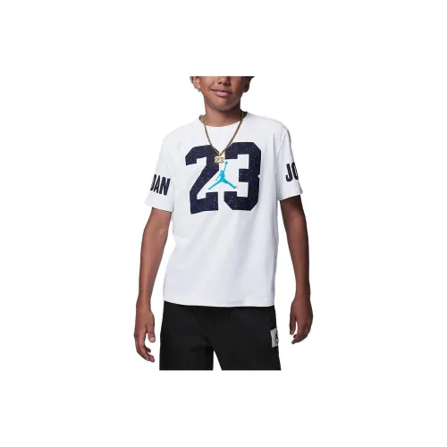 Jordan 23 Белый Kids T-рубашки