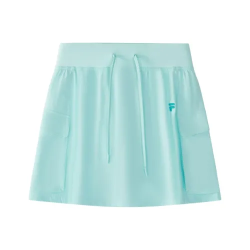 FILA FUSION FOBFUSION LIFE SS25 Повседневные короткие юбки Женские Светло-синий LB