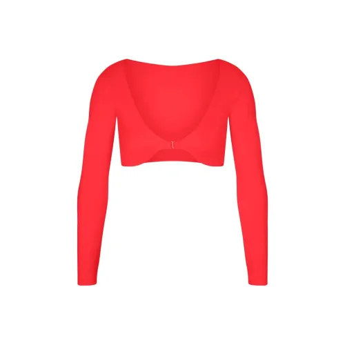 SKIMS Фирменный Плавание Длинный рукав SHRUG Бикини Женские