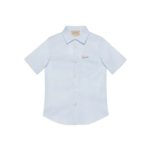 GUCCI Светло-синий Kids Рубашки