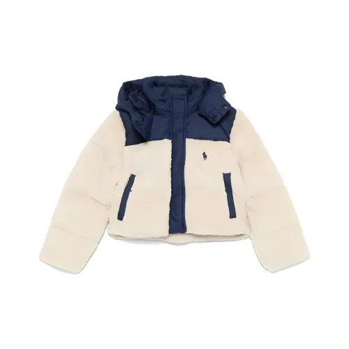 Polo Ralph Lauren Пуховик FW24 Синий Белый Детский