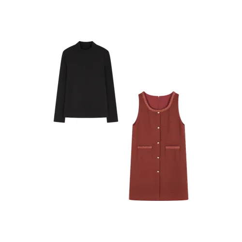 Mo Han Yi Mei Комплект с юбкой Женские Красный