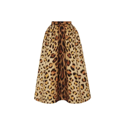 Oscar De La Renta SS24 Повседневный Длинный Юбка Женская Умбра