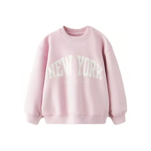 ZARA FW23 Свитшот Baby Светло-розовый Красный