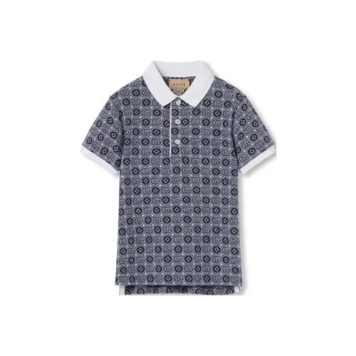 GUCCI Поло FW24 Морской Синий Детский