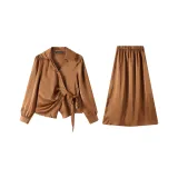 Коричневый, одежда, наборы