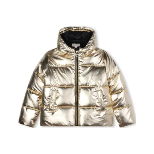 MICHAEL KORS SS24 Куртки Пальто Золото Детский