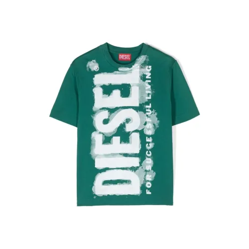 DIESEL T-рубашка для дошкольников зеленая