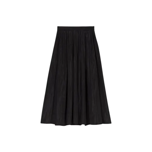 Maje Повседневный Длинный Юбка Женские Черный