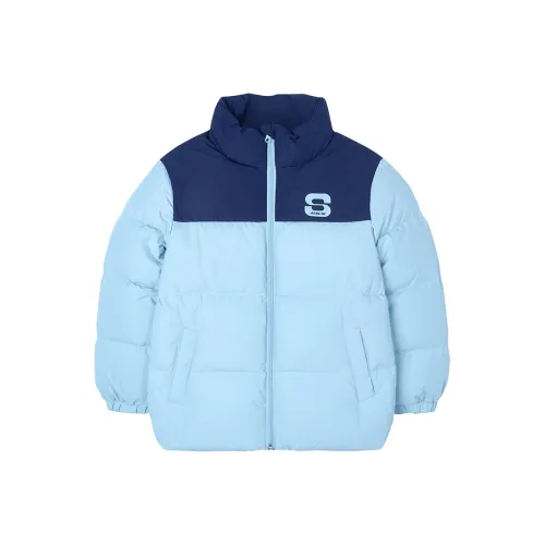 Skechers Пуховик Синий Колокольчик Цвет Подростки
