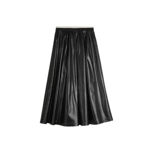 ELLE Повседневные короткие юбки Женские Черный