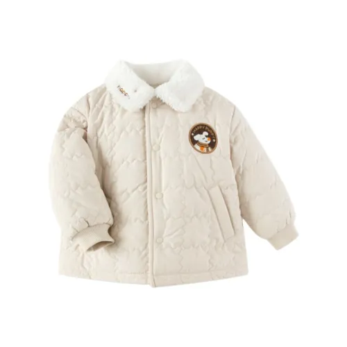 BALABALA Хлопковый пуховик Светло-верблюжий для младенцев и малышей