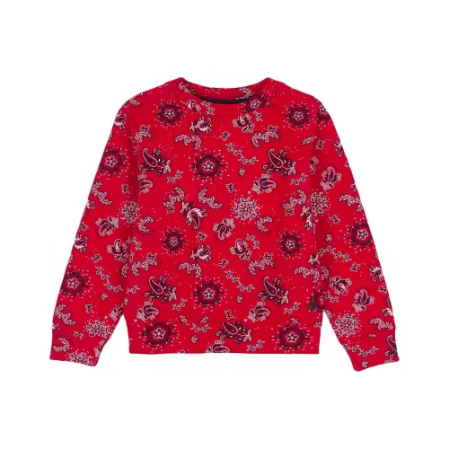 PETIT BATEAU Особенный Красный/MULTICO Белый Унисекс Свитшоты