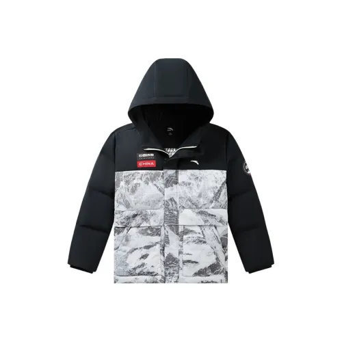 Antakids Пуховик из хлопка белый для подростков