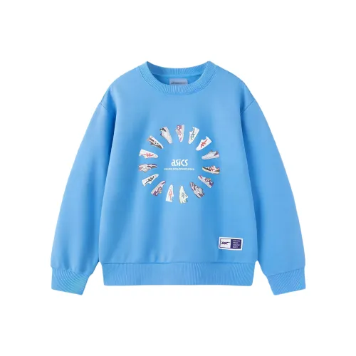 Asics Свитшот Небесно-голубой Подростки