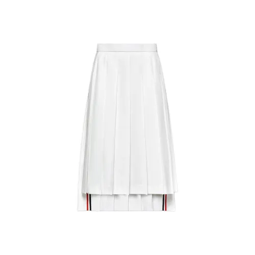 THOM BROWNE· SS24 Summer Series Повседневный Длинный Юбка Женская Белая