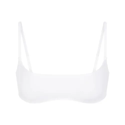 SKIMS Фирменный Плавание Микро Scoop Бикини Топ Бикини Женские Снег Снег