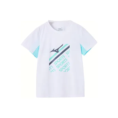Mizuno Белая рубашка школьного возраста T