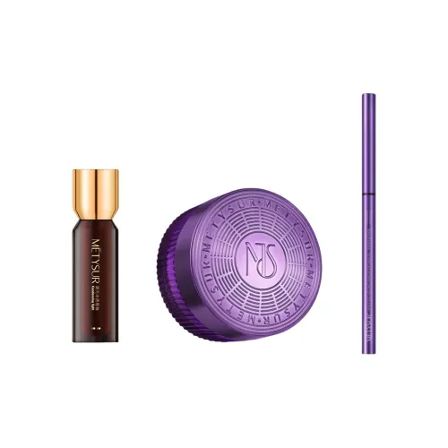 METYSUR Жидкая помада + Хайлайтер + Олинер-гель карандаш Легко смешивается Естественный Длинный Срок хранения