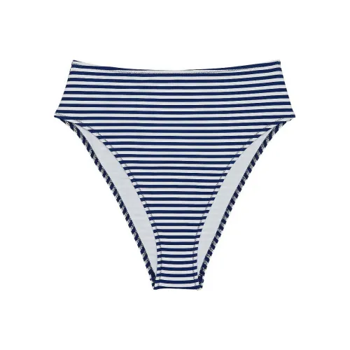 Victoria's Secret Розовый HIGH Обхват талии Cheeky Бикини Низ FS Плавки Женские Полосы