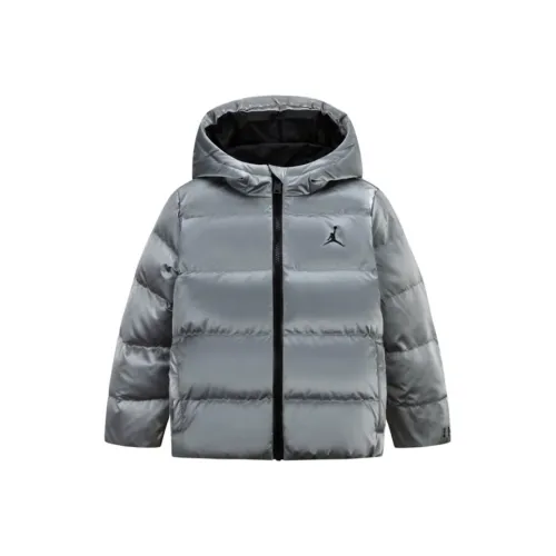 Джордан Пуховик Воздух Серебристо-серый для детей 3-7 лет
