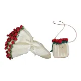 Розовый букет одеяло + сумка [материал упаковка]