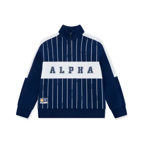 QIAODAN Свитшот Циановый С принтом по всей поверхности Подростки