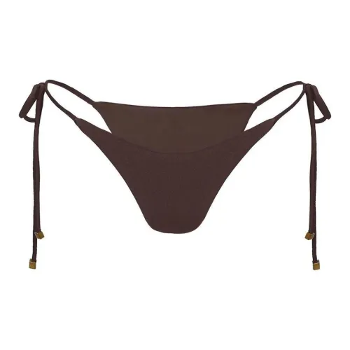 PRINCESS POLLY GLORA Галстук Боковая сторона SHINE Бикини Низ Плавки Женские Коричневый Коричневый