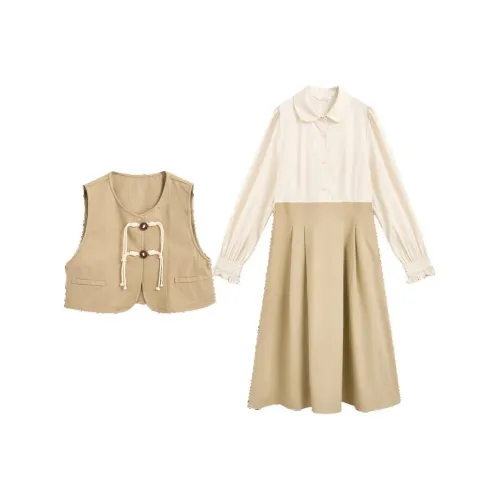 ZIHAN Хаки Женские Комплекты с юбкой