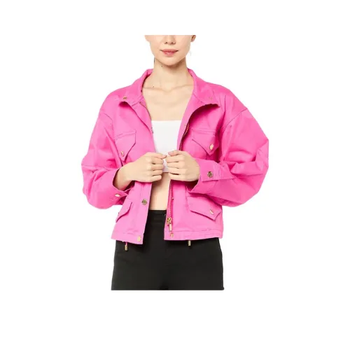 Michael Kors Розово-красное женское короткое пальто