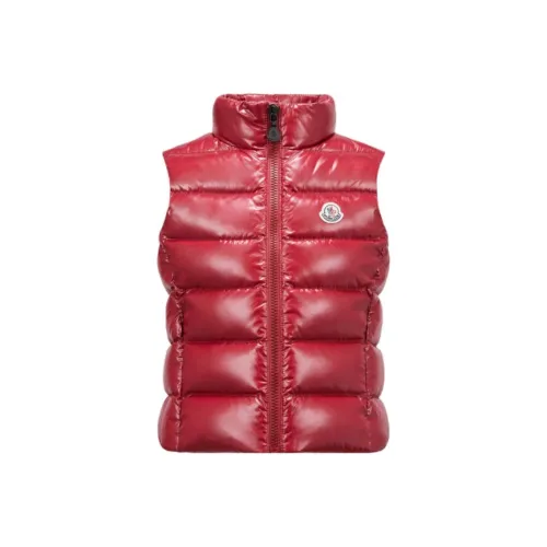 Moncler Пуховый жилет Детская одежда Ghany Пуховые куртки Gilet Красный Детский