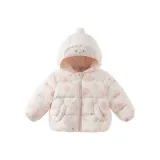 Цветочный принт [90% белый утиный пух / Тройная защита ткань]