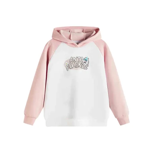 Antakids Свитшот Pure White Soft Pink Teenagers