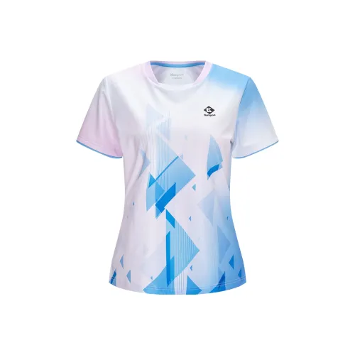 KUMPOO Бадминтон Джерси Женские Розовый